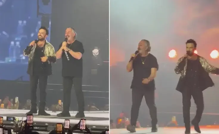 Tarkan konserinde Cem Yılmaz sürprizi: Kuzu Kuzu’yu birlikte söylediler